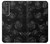S3153 Noir Roses Etui Coque Housse pour Sony Xperia 1 III