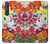 S3205 Fleurs Art Retro Etui Coque Housse pour Sony Xperia 1 III