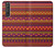 S3404 Aztèques Motif Etui Coque Housse pour Sony Xperia 1 III