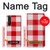 S3535 Rouge vichy Etui Coque Housse pour Sony Xperia 1 III