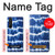 S3671 Tie Dye bleu Etui Coque Housse pour Sony Xperia 1 III