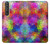 S3677 Mosaïques de briques colorées Etui Coque Housse pour Sony Xperia 1 III