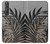 S3692 Feuilles de palmier gris noir Etui Coque Housse pour Sony Xperia 1 III