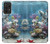 S0227 L'aquarium Etui Coque Housse pour Samsung Galaxy A52, Galaxy A52 5G