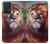 S0691 Peinture Leo Etui Coque Housse pour Samsung Galaxy A52, Galaxy A52 5G