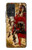 S0817 indien rouge Etui Coque Housse pour Samsung Galaxy A52, Galaxy A52 5G