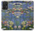 S0997 Claude Monet Nymphéas Etui Coque Housse pour Samsung Galaxy A52, Galaxy A52 5G