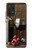 S1316 Raisins Bouteille et un verre de vin rouge Etui Coque Housse pour Samsung Galaxy A52, Galaxy A52 5G