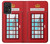 S2059 Angleterre britannique Cabine téléphonique Minimaliste Etui Coque Housse pour Samsung Galaxy A52, Galaxy A52 5G