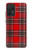 S2374 Motif Tartan Rouge Etui Coque Housse pour Samsung Galaxy A52, Galaxy A52 5G