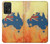S2494 Australie Drapeau Carte texture de la roche Etui Coque Housse pour Samsung Galaxy A52, Galaxy A52 5G