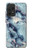 S2689 Bleu Marbre Texture Imprimé graphique Etui Coque Housse pour Samsung Galaxy A52, Galaxy A52 5G