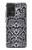 S2855 Blanc Rattle Serpent Imprimé graphique Peau Etui Coque Housse pour Samsung Galaxy A52, Galaxy A52 5G
