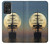 S2897 Pirate Ship Lune Nuit Etui Coque Housse pour Samsung Galaxy A52, Galaxy A52 5G