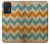 S3033 Bois Chevron Imprimé millésimé Graphic Etui Coque Housse pour Samsung Galaxy A52, Galaxy A52 5G