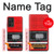 S3204 Rouge Cassette Recorder graphique Etui Coque Housse pour Samsung Galaxy A52, Galaxy A52 5G