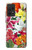S3205 Fleurs Art Retro Etui Coque Housse pour Samsung Galaxy A52, Galaxy A52 5G