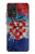 S3313 Croatie Drapeau graphique Football Millésime Etui Coque Housse pour Samsung Galaxy A52, Galaxy A52 5G