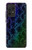 S3366 Arc en ciel Python graphique Imprimer Peau Etui Coque Housse pour Samsung Galaxy A52, Galaxy A52 5G