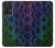 S3366 Arc en ciel Python graphique Imprimer Peau Etui Coque Housse pour Samsung Galaxy A52, Galaxy A52 5G