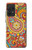 S3402 Floral Paisley Seamless Etui Coque Housse pour Samsung Galaxy A52, Galaxy A52 5G