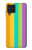 S3678 Vertical arc-en-ciel coloré Etui Coque Housse pour Samsung Galaxy F62