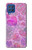 S3710 Coeur d'amour rose Etui Coque Housse pour Samsung Galaxy M62