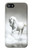 S0932 White Horse Etui Coque Housse pour iPhone 5 5S SE