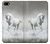 S0932 White Horse Etui Coque Housse pour iPhone 5 5S SE