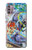 S0588 mur de graffiti Etui Coque Housse pour Motorola Moto G30, G20, G10