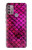 S3051 Rose Sirène écailles de poisson Etui Coque Housse pour Motorola Moto G30, G20, G10