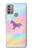 S3203 Arc en ciel Licorne Etui Coque Housse pour Motorola Moto G30, G20, G10