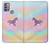 S3203 Arc en ciel Licorne Etui Coque Housse pour Motorola Moto G30, G20, G10