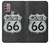 S3207 Route 66 Etui Coque Housse pour Motorola Moto G30, G20, G10