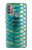S3414 Vert Serpent Échelle graphique Imprimer Etui Coque Housse pour Motorola Moto G30, G20, G10
