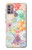 S3705 Fleur florale pastel Etui Coque Housse pour Motorola Moto G30, G20, G10