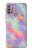 S3706 Arc-en-ciel pastel Galaxy Pink Sky Etui Coque Housse pour Motorola Moto G30, G20, G10