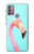 S3708 Flamant rose Etui Coque Housse pour Motorola Moto G30, G20, G10