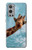 S3680 Girafe de sourire mignon Etui Coque Housse pour OnePlus 9 Pro
