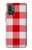 S3535 Rouge vichy Etui Coque Housse pour OnePlus 9R