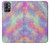 S3706 Arc-en-ciel pastel Galaxy Pink Sky Etui Coque Housse pour OnePlus 9R