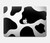 S2096 Motif de vache transparente Etui Coque Housse pour MacBook 12″ - A1534