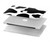 S2096 Motif de vache transparente Etui Coque Housse pour MacBook 12″ - A1534