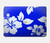 S2244 Motif Hawai Hibiscus Bleu Etui Coque Housse pour MacBook 12″ - A1534
