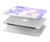 S2361 Fleurs blanches Violet Etui Coque Housse pour MacBook 12″ - A1534