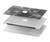 S2526 Noir Marbre imprimé graphique Etui Coque Housse pour MacBook 12″ - A1534