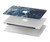 S2799 Lumière Bleu Marbre Pierre Imprimé Graphique Etui Coque Housse pour MacBook 12″ - A1534