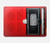 S3204 Rouge Cassette Recorder graphique Etui Coque Housse pour MacBook 12″ - A1534
