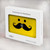 S1145 Soleil jaune Mustache Etui Coque Housse pour MacBook Air 13″ - A1369, A1466