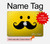 S1145 Soleil jaune Mustache Etui Coque Housse pour MacBook Air 13″ - A1369, A1466